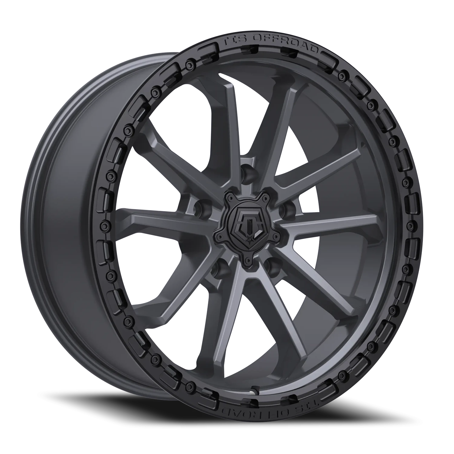 TIS 556AB - 20x9 5X5.50 +00 Grey/anthracite - view 2