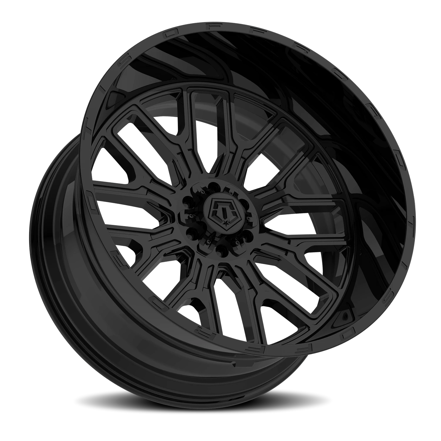 TIS 560B - 22x12 5X135 -44 Black