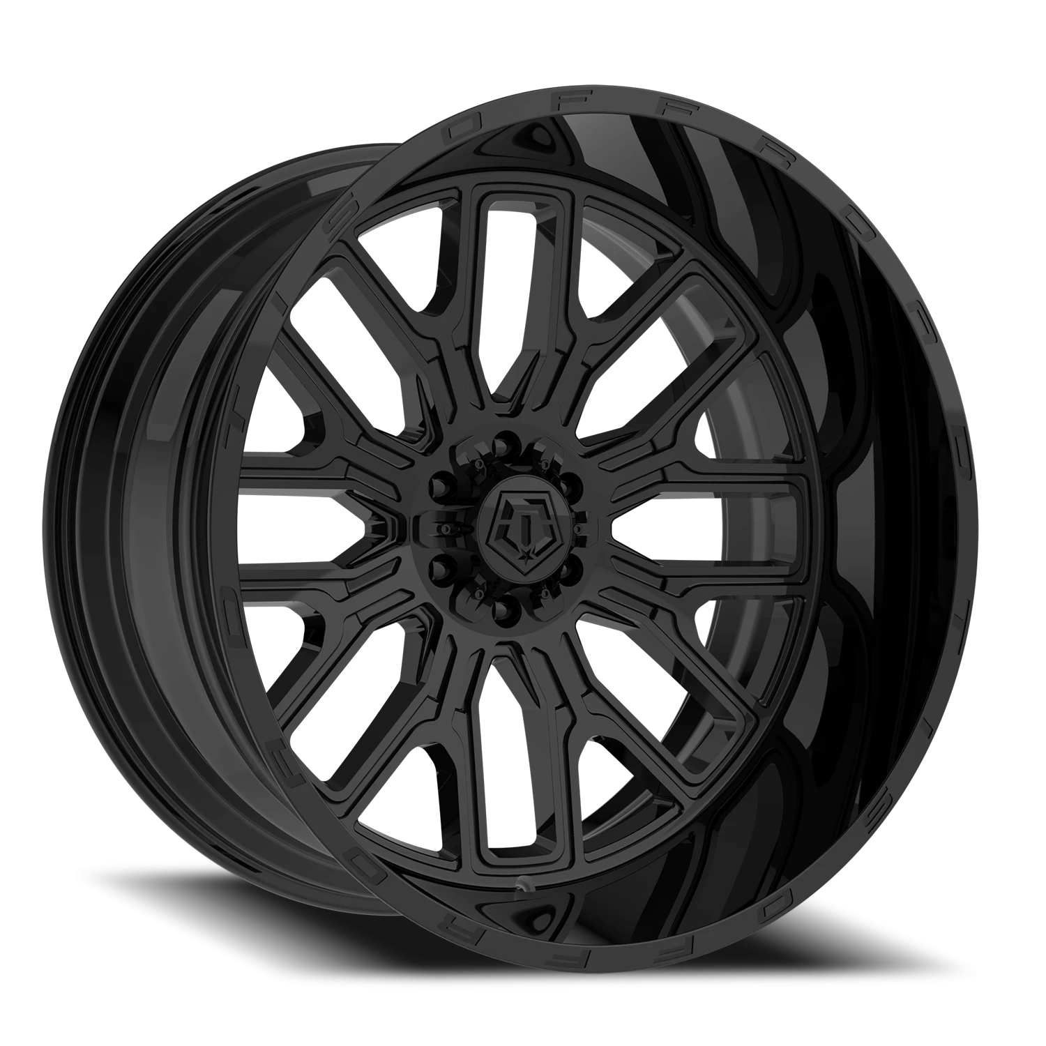 TIS 560B - 20x9 6X135 +00 Black - view 2