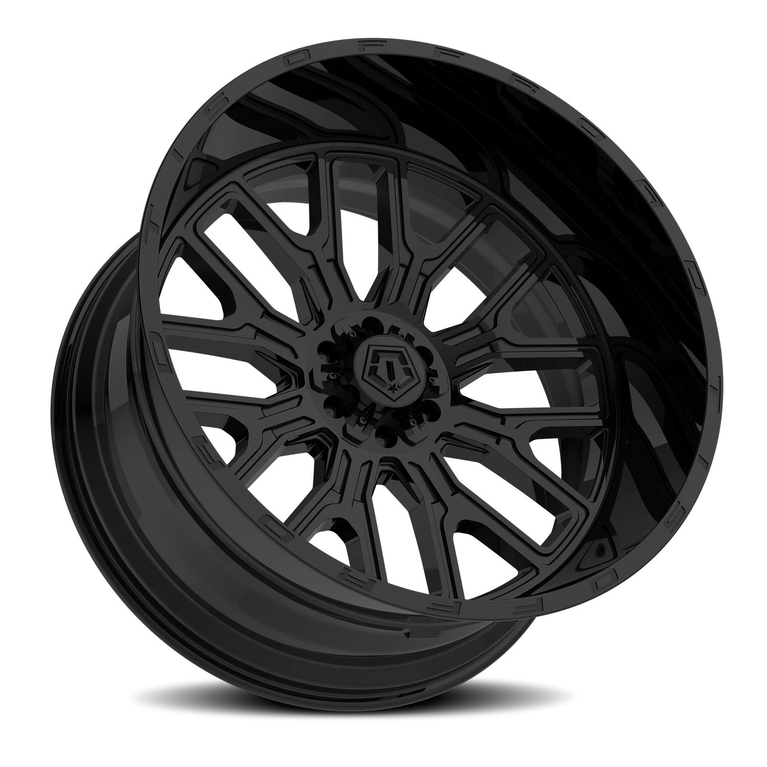 TIS 560B - 22x12 8X6.50 -44 Black - view 2