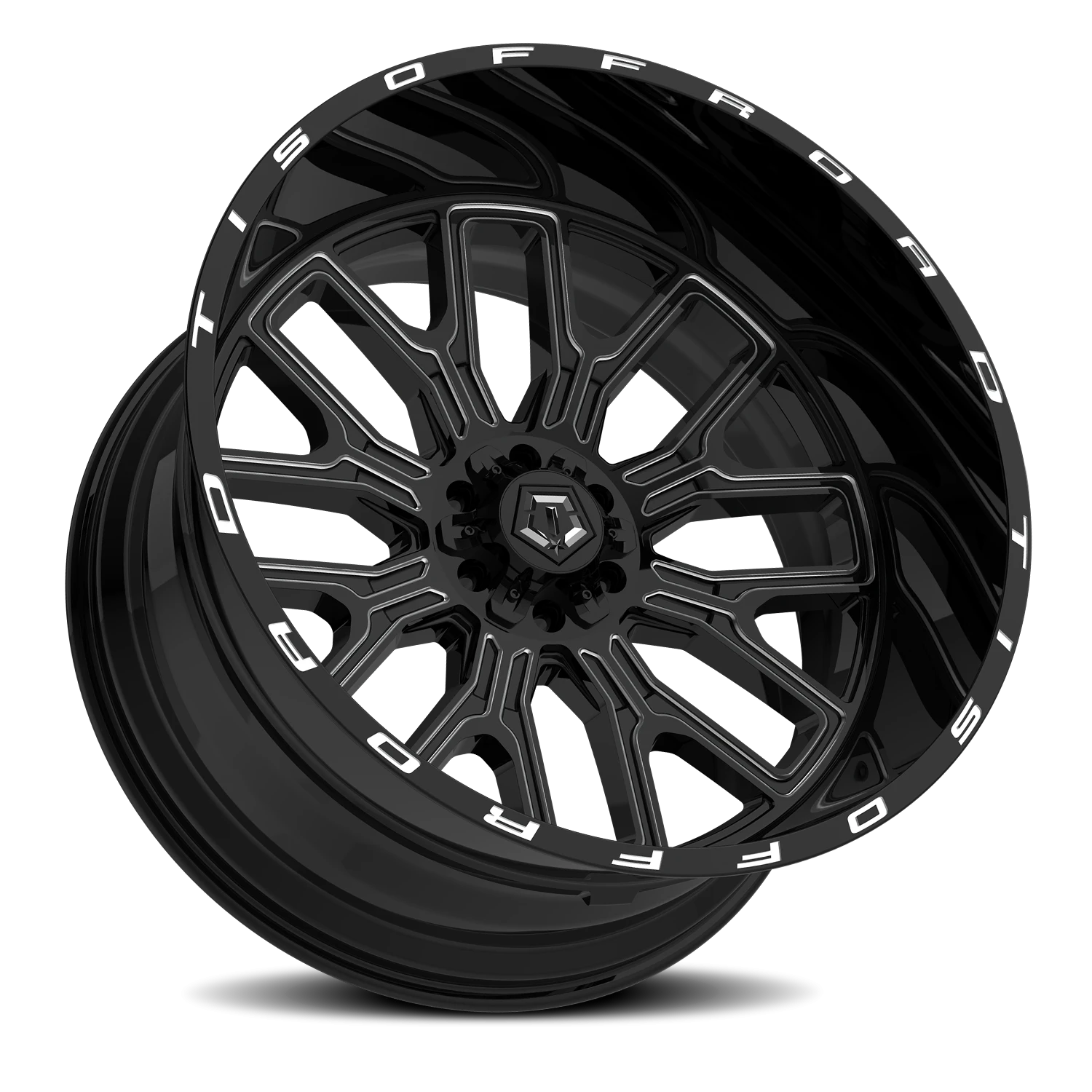 TIS 560BM - 22x12 6X135 -44 Black - view 2