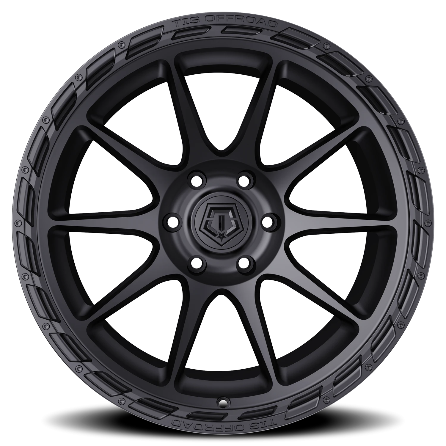 TIS 563B - 20x9 6X5.50 +00 Black - view 3