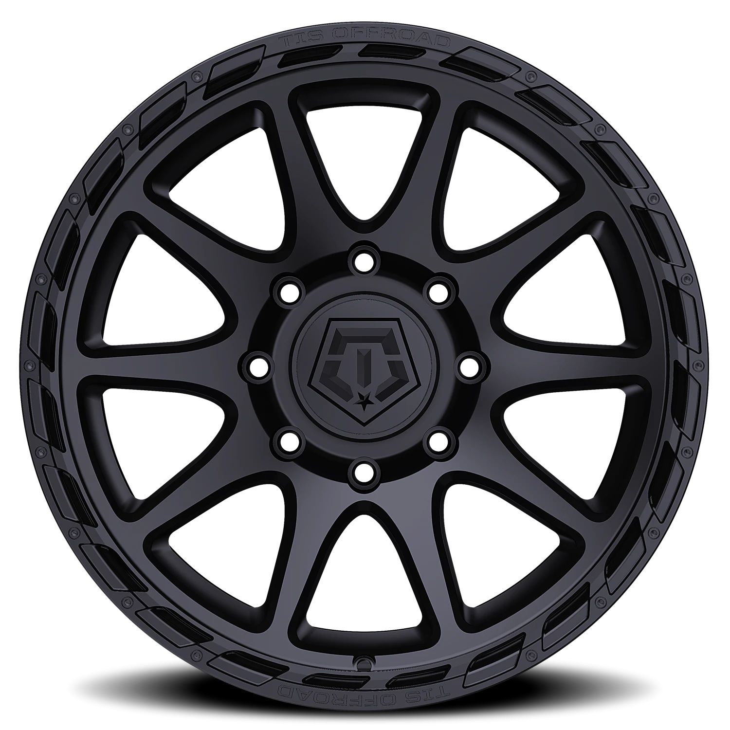 TIS 563B - 20x9 8X6.50 +00 Black - view 3