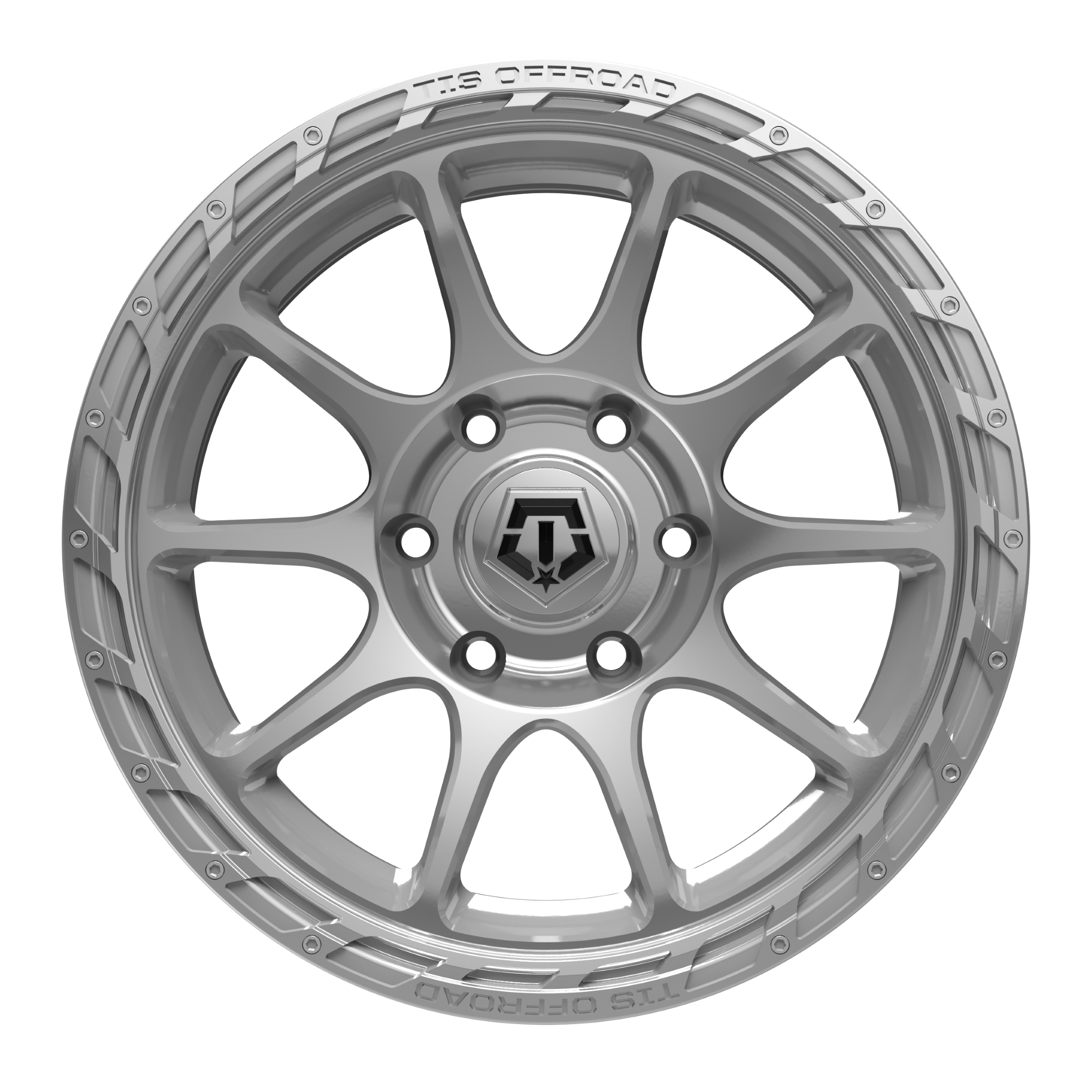 TIS 563BS - 22x12 8X180 -44 Silver - view 3