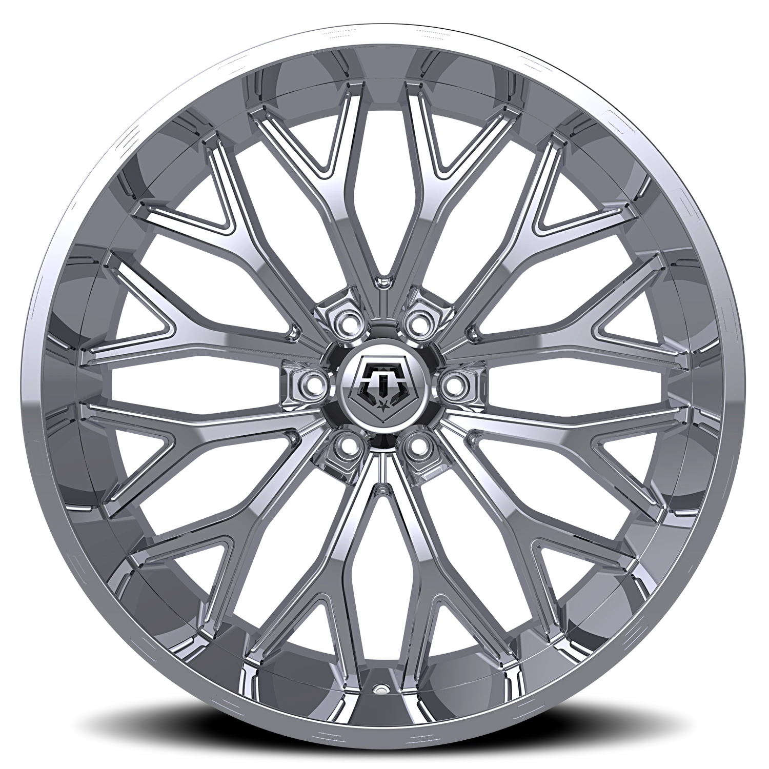 TIS 565C - 20x9 6X135 +18 Chrome - view 3