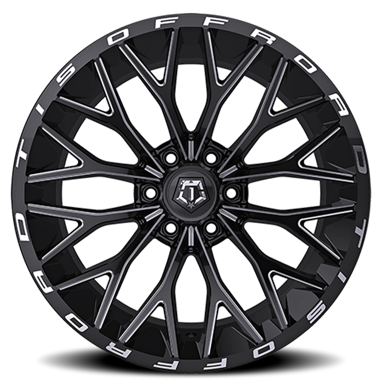 TIS 566BM - 20x10 6X135 -24 Milled - view 3