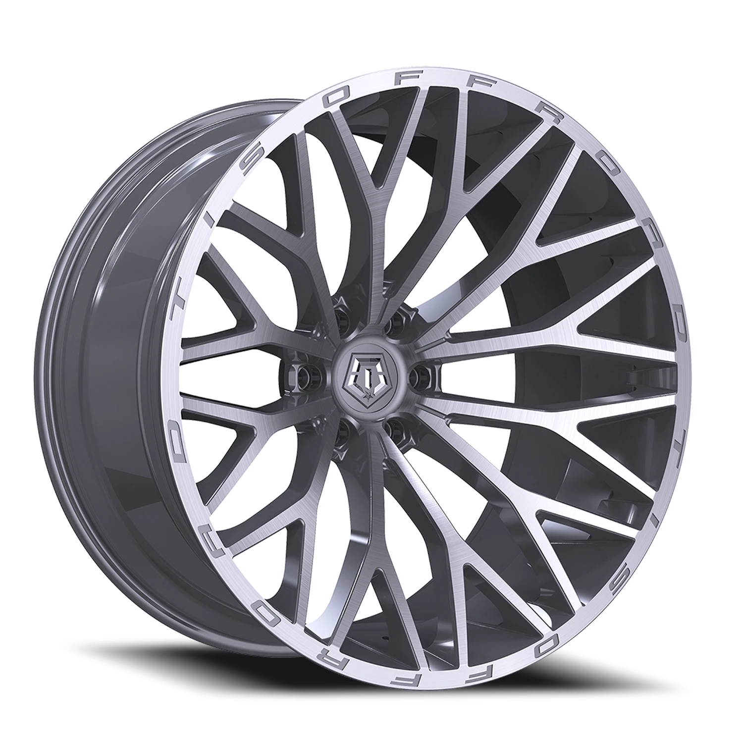 TIS 566BSM - 18x9 6X135 +18 Milled - view 2