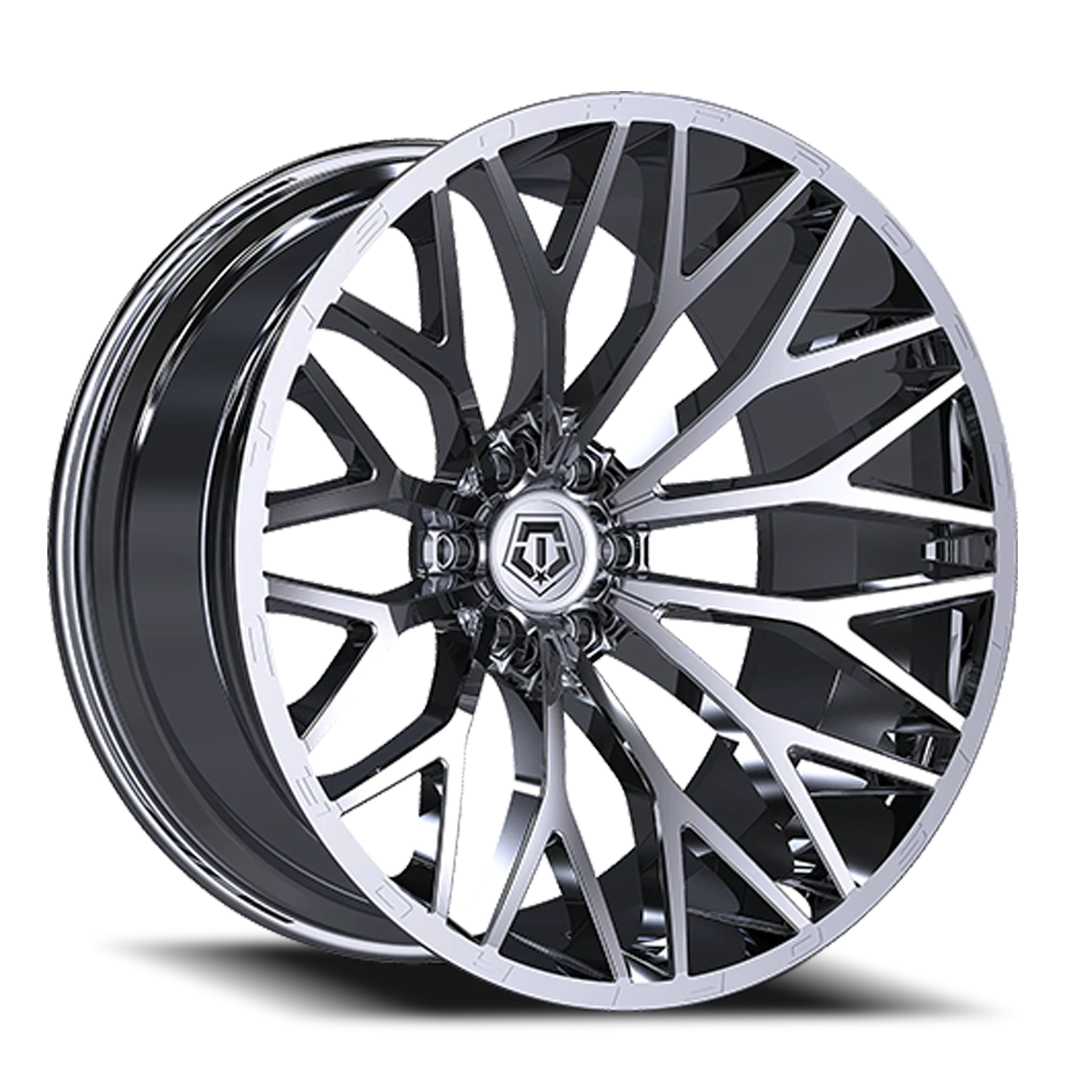 TIS 566C - 20x12 6X5.50 -44 Chrome - view 2