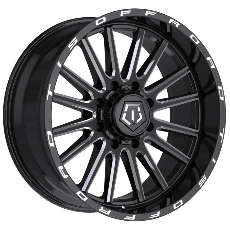 TIS 567BM - 24x12 6X135 -44 Black