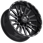 TIS 567BM - 22x12 8X180 -44 Black - thumbnail 3