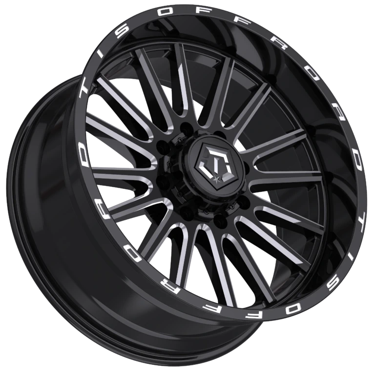 TIS 567BM - 22x12 8X180 -44 Black - view 3