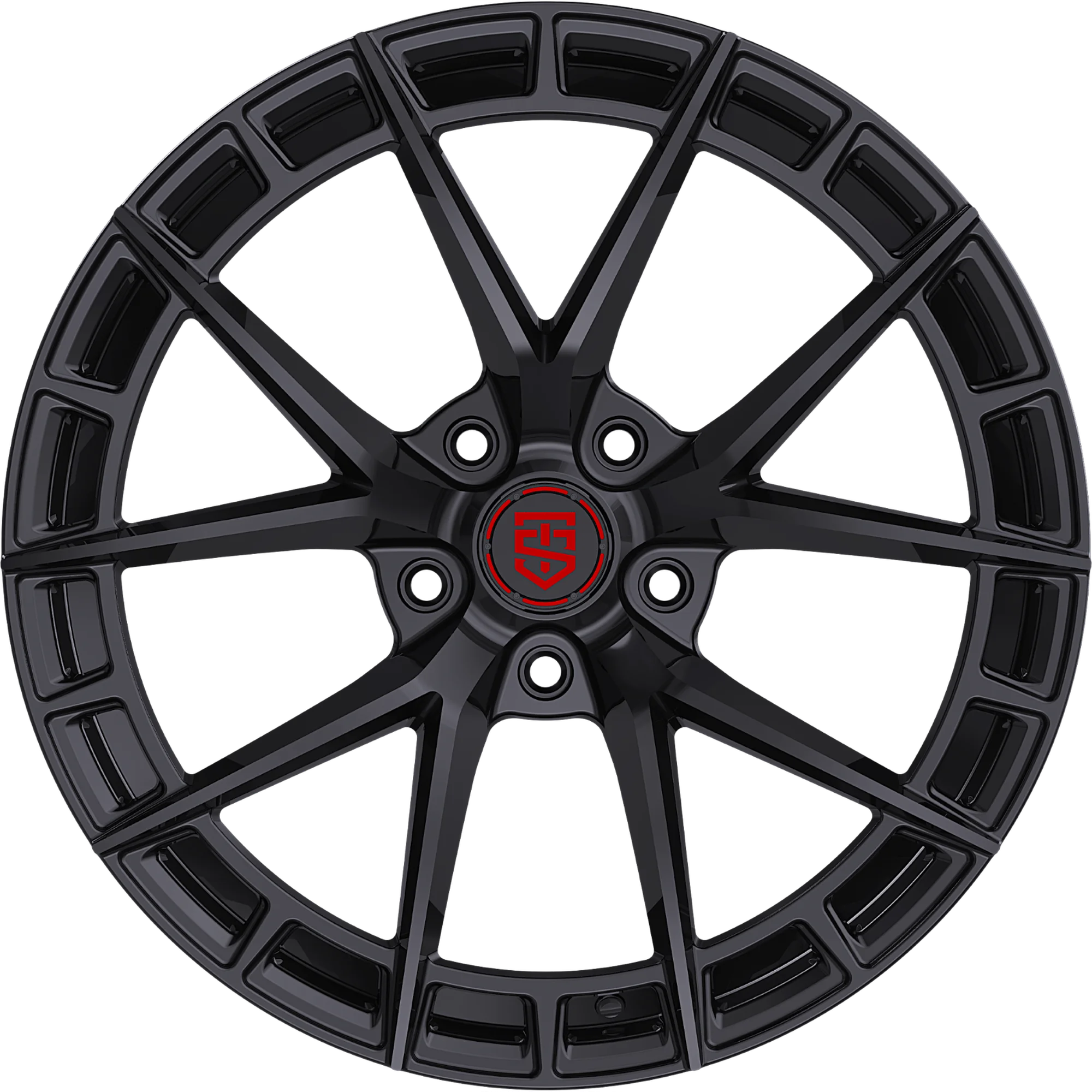TIS Motorsports 504B - 22x10 6X135 +24 Black - view 2