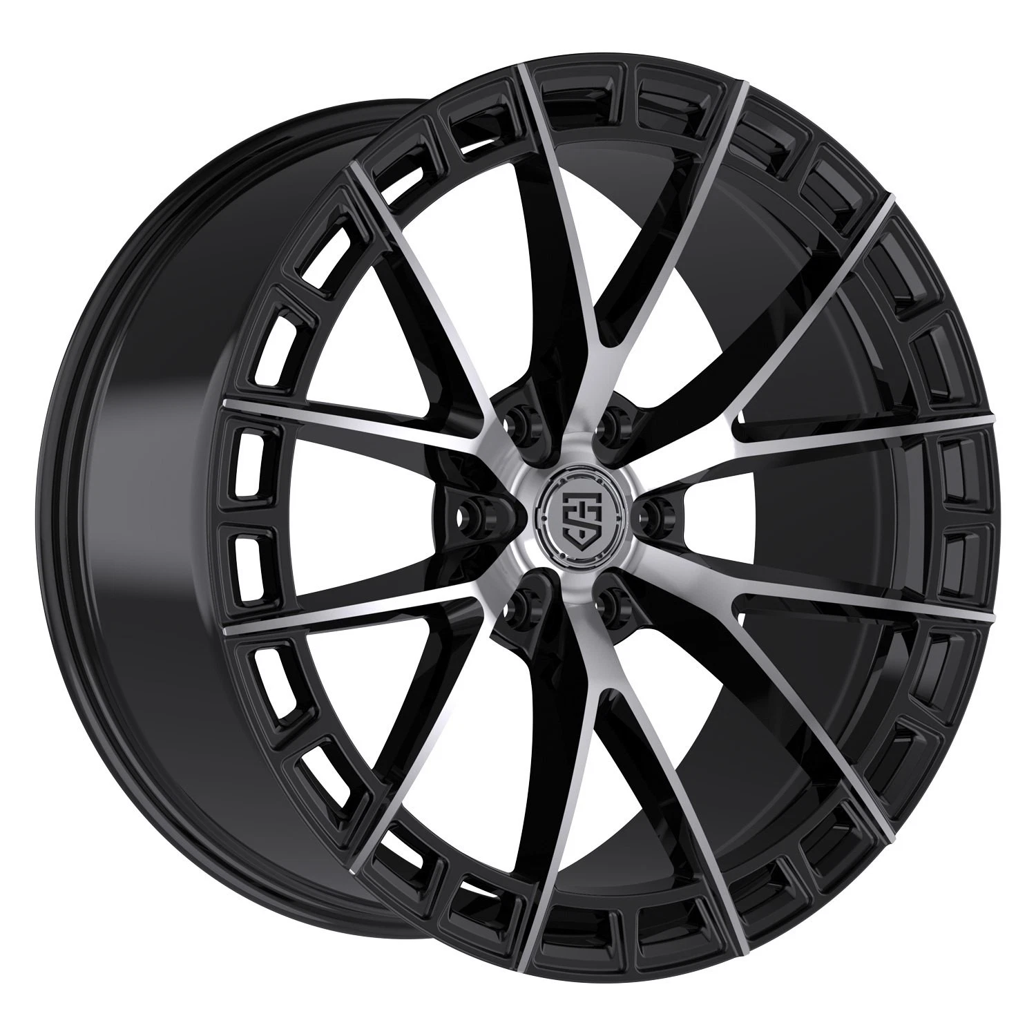 TIS Motorsports 504MB - 22x10 6X135 +24 Black