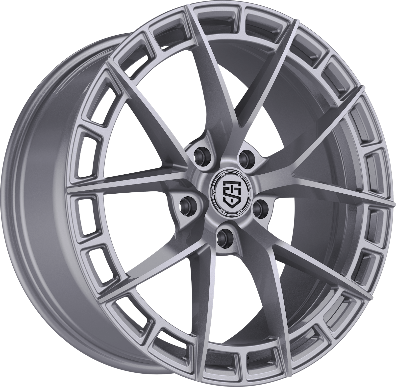 TIS Motorsports 504S - 17x7.5 5X4.50 +35 Silver