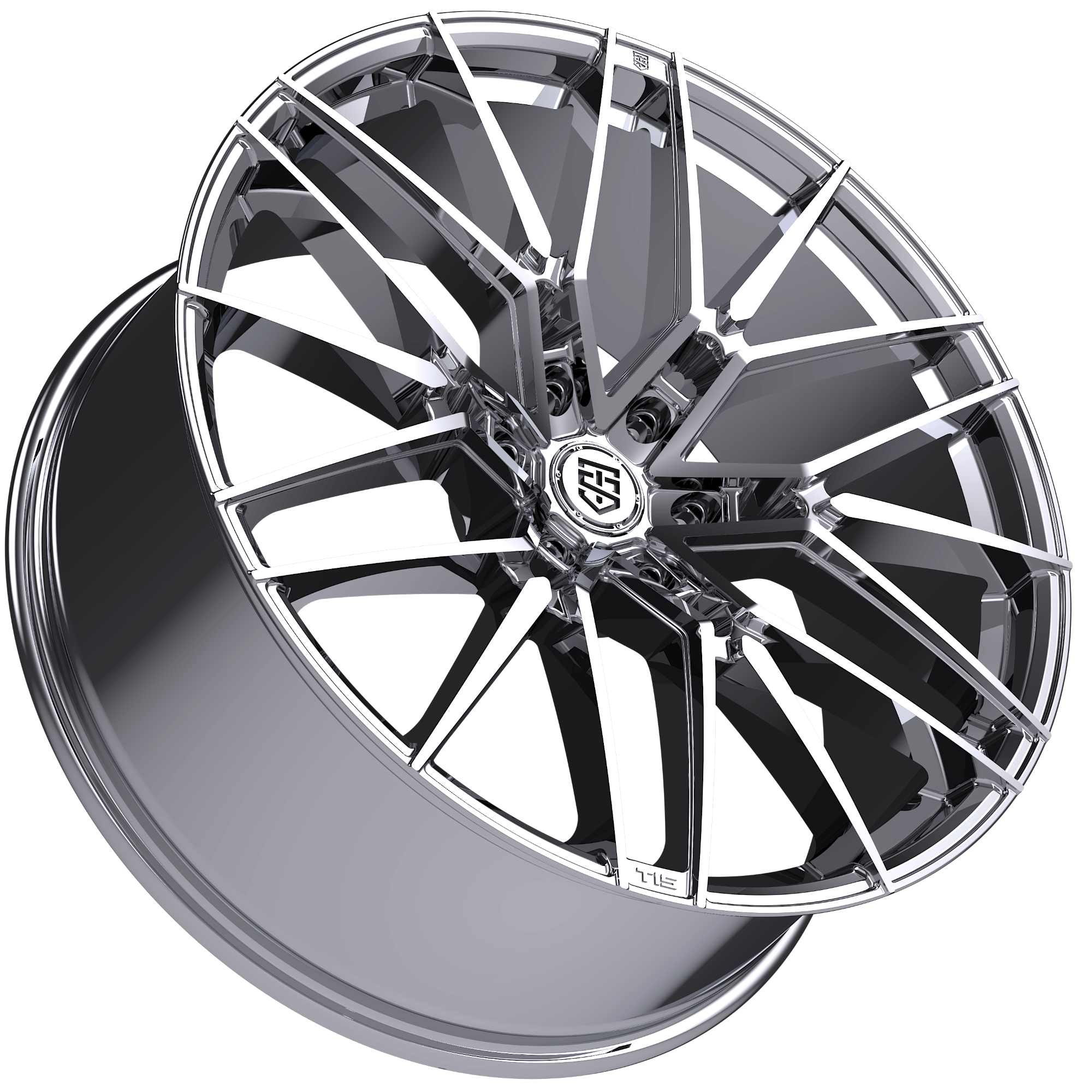 TIS Motorsports 506C - 22x10 6X135 +24 Chrome - view 2
