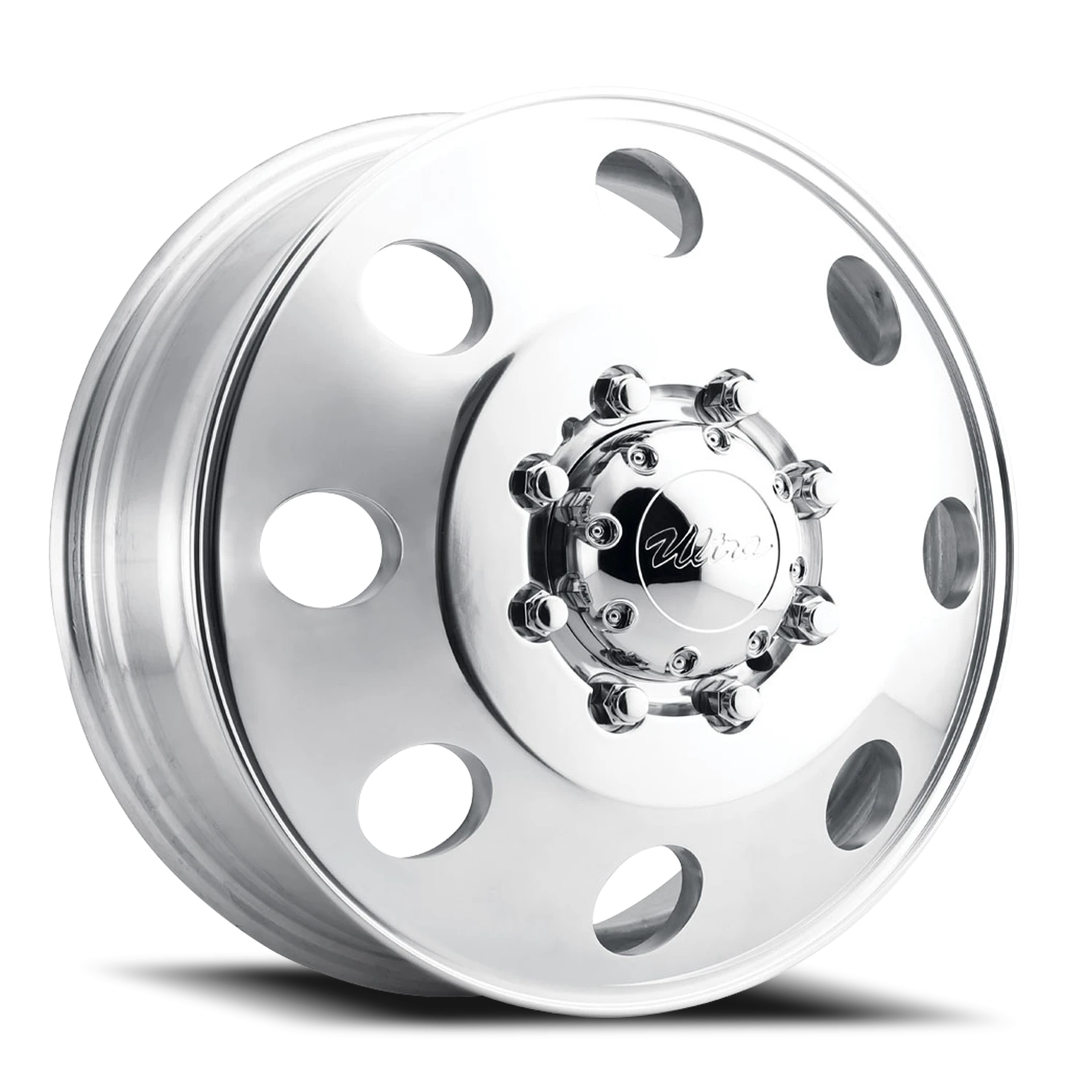 Ultra 002FP Modular Dually - 17x6.5 8X200 +129 Polished - view 2