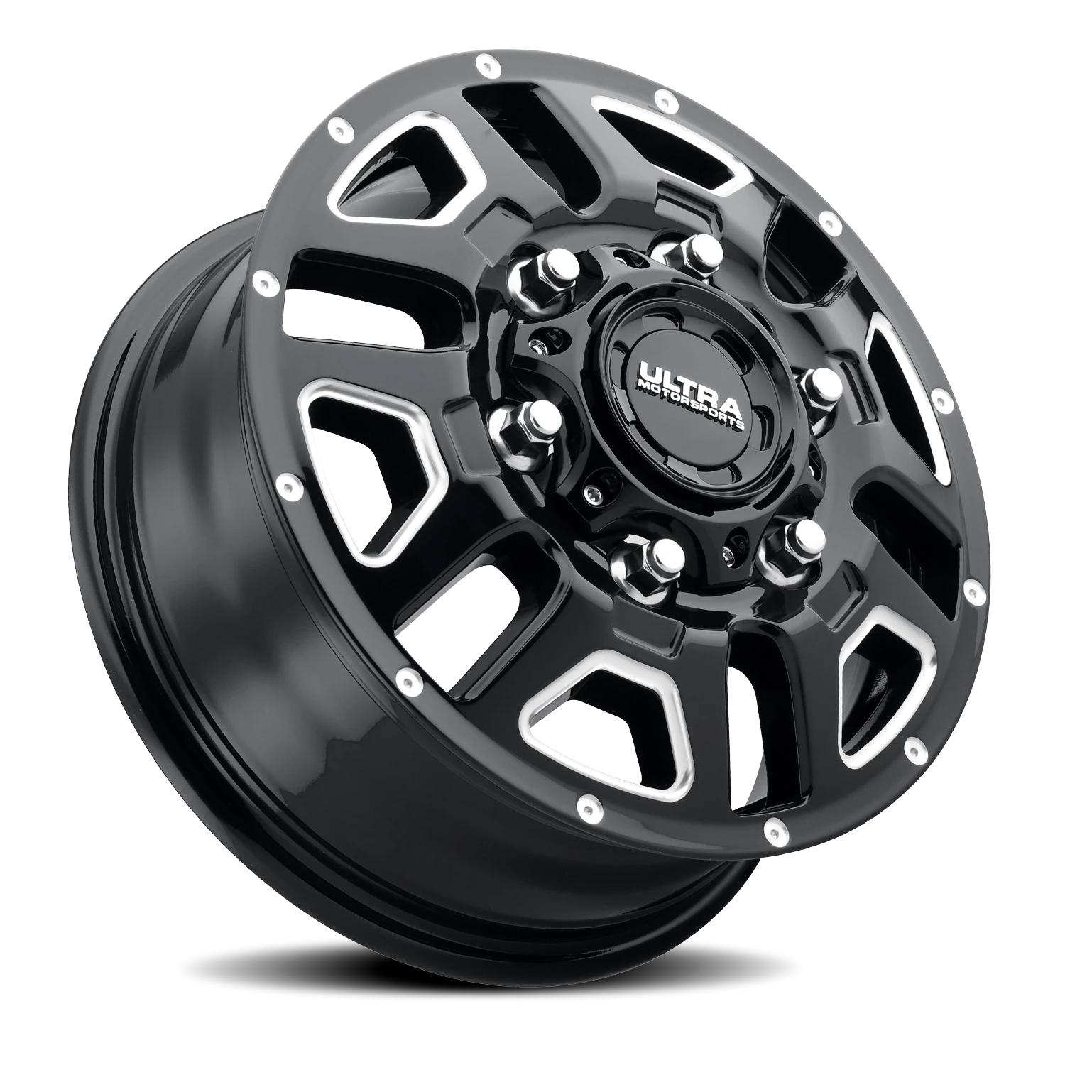 Ultra 003FBM Hunter Dually - 16x6 6X205 +129 Milled