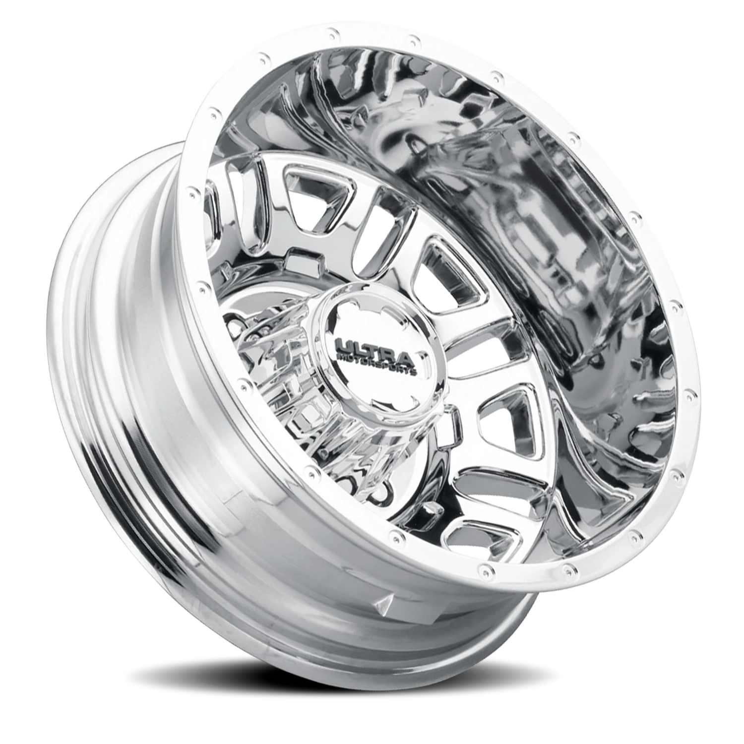 Ultra 003RC Hunter Dually - 17x6.5 8X210 -140 Chrome