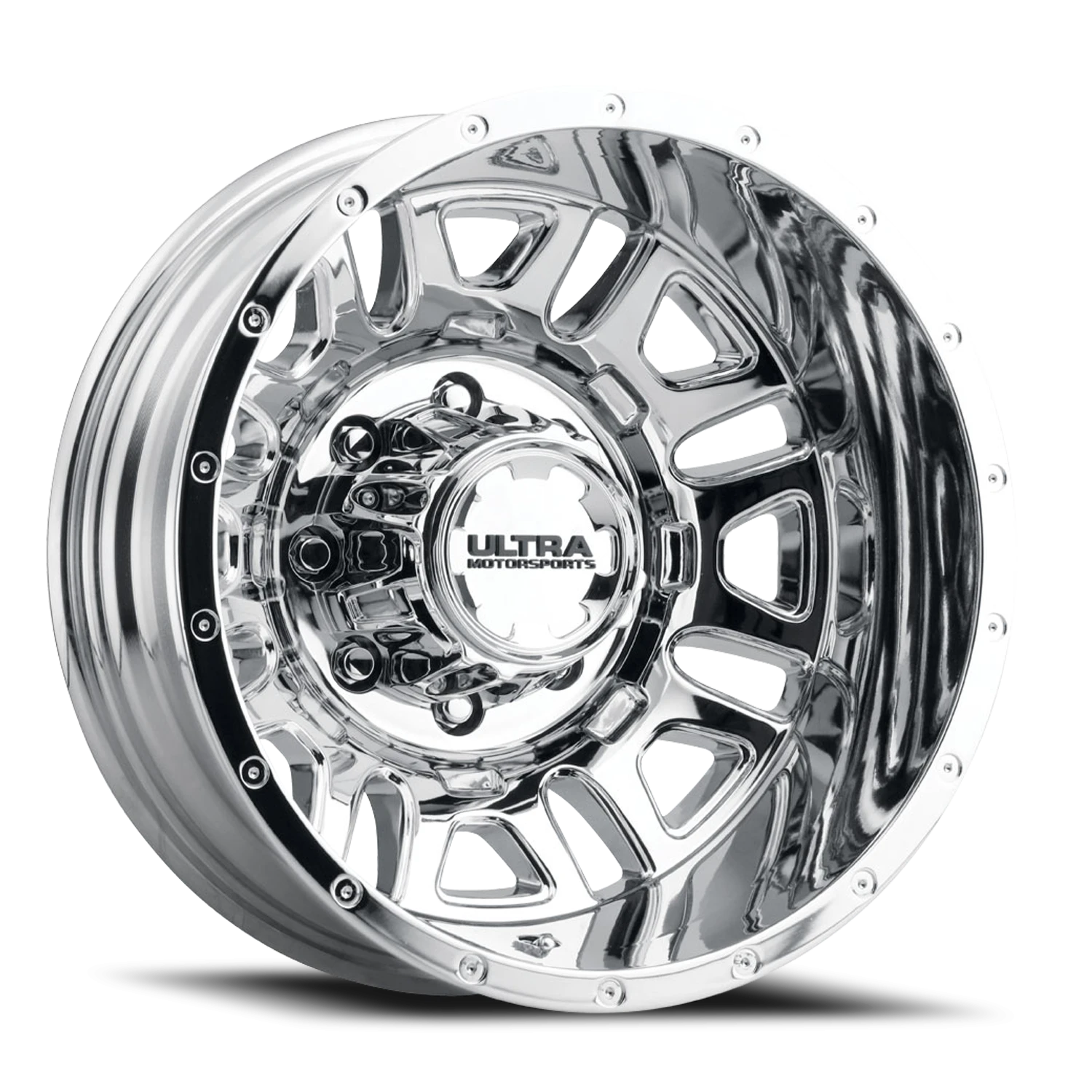 Ultra 003RC Hunter Dually - 17x6.5 8X210 -140 Chrome - view 2