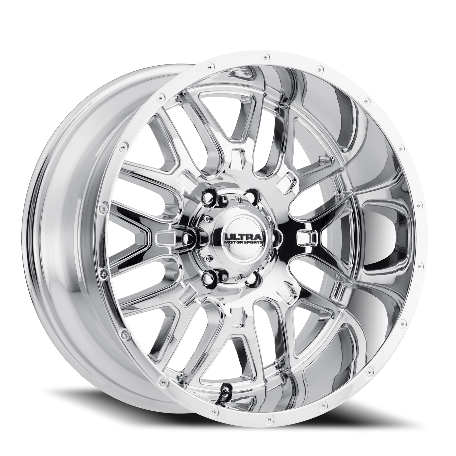 Ultra 203C Hunter - 20x10 6X5.50 -25 Chrome - view 2